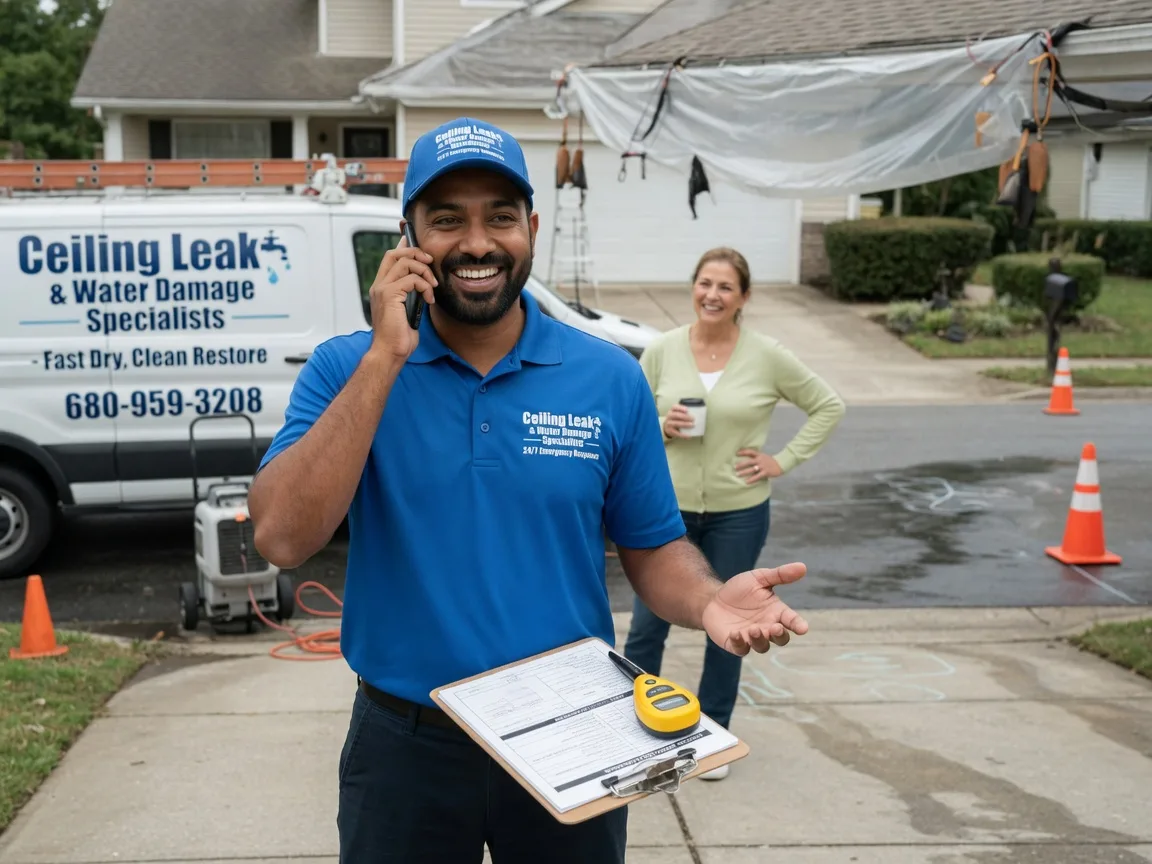 Ceiling Leak Cleanup Brockwell, AR FAQs